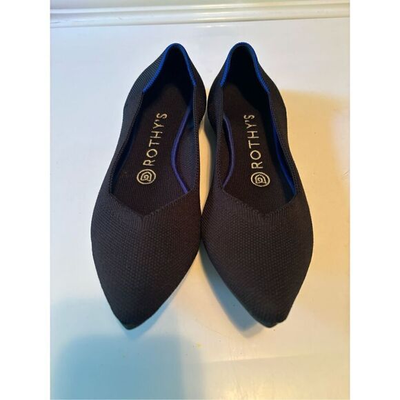 Rothy’s Black Pointed Flats - Picture 1 of 6